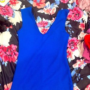 Short navy blue dress